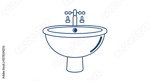 wash basin icon, basin silhouette, sink icon, wash sink vector, bathroom sink icon, washbasin outline, basin symbol, plumbing icon, sanitary icon, bathroom fixture icon, handwashing basin, faucet and 
