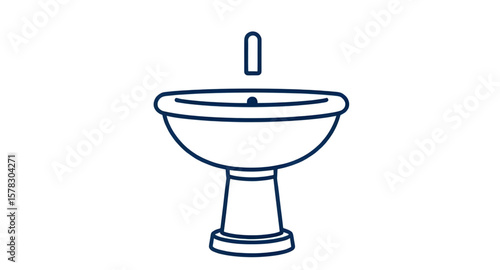 wash basin icon, basin silhouette, sink icon, wash sink vector, bathroom sink icon, washbasin outline, basin symbol, plumbing icon, sanitary icon, bathroom fixture icon, handwashing basin, faucet and 