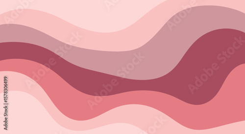 Soft pink waves layering creates a calm abstract backdrop design