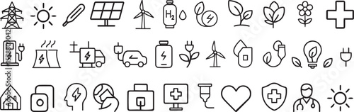 Dynamic illustration of diverse renewable energy sources powering a sustainable future showcasing solar wind and hydro elements