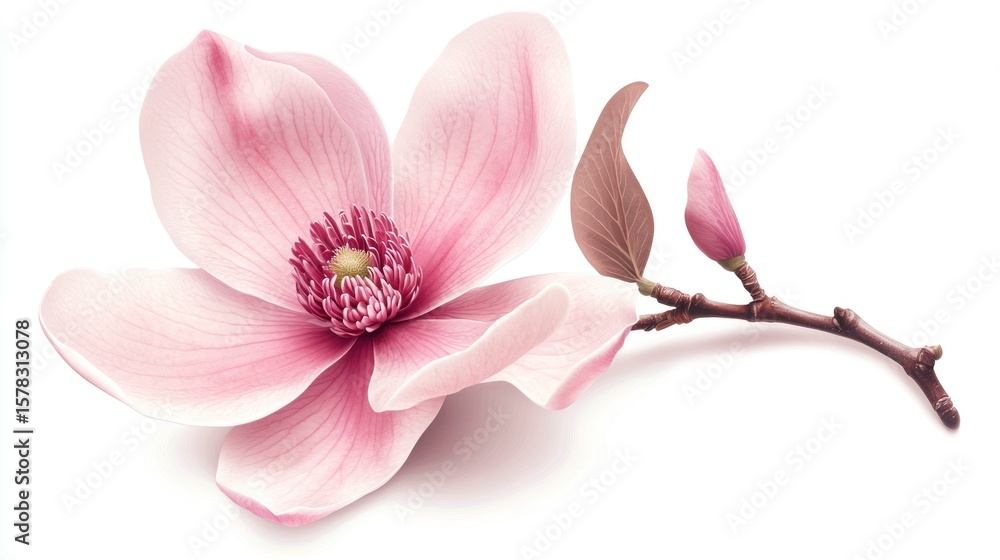 Obraz premium Beautiful magnolia blossom