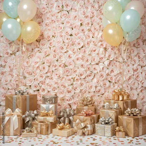 gift boxes and decorations