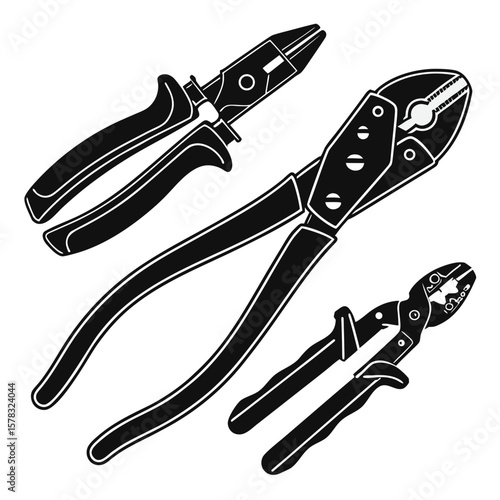 Pliers and wire cutters tool set tools electrical tools