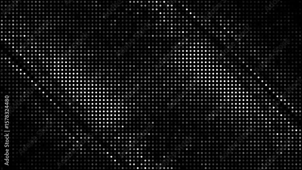 abstract background of dots blinking motion seamless loop animation