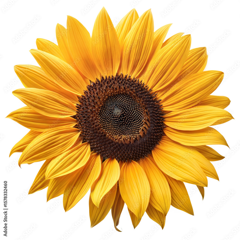 Fototapeta premium Vibrant Sunflower Close-Up for a Bright, Beautiful Garden