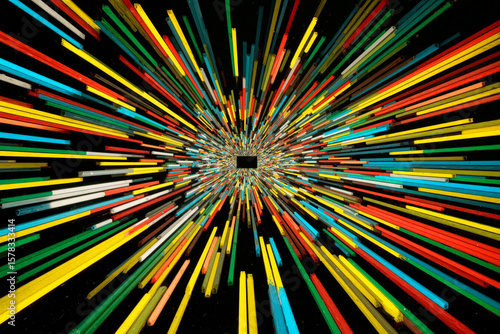 Geometric Color Burst