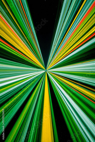 Converging Lines of Color