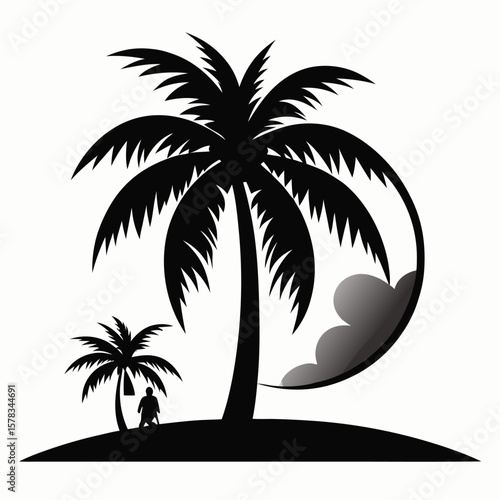 palm tree silhouette