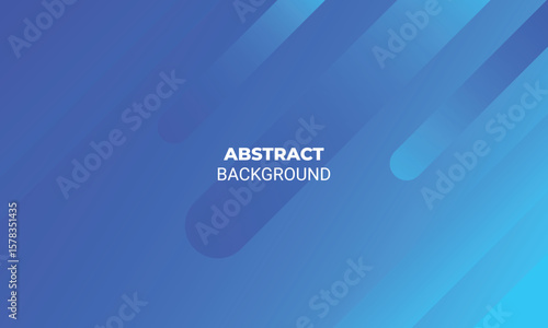 Blue abstract modern geometric background