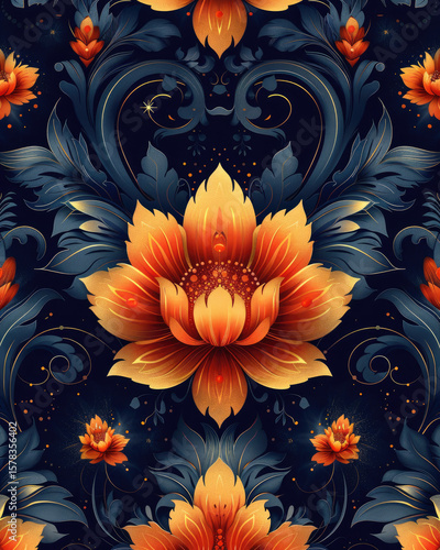 Colorful Abstract Mandala Pattern Design