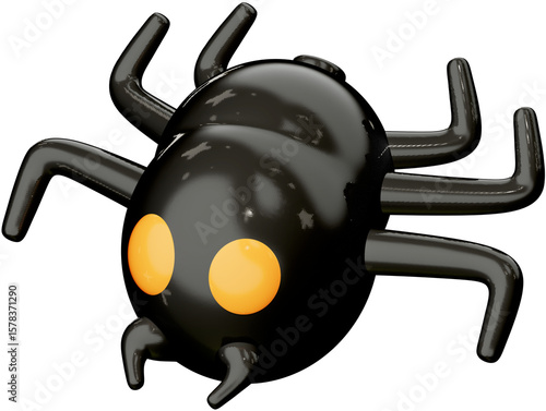 Halloween Spider 3D Illustration
