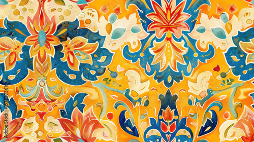 Colorful Abstract Mandala Pattern Design