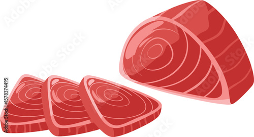 Sashimi-Style Tuna Steaks Fresh, Delicious, and Ready to Savor