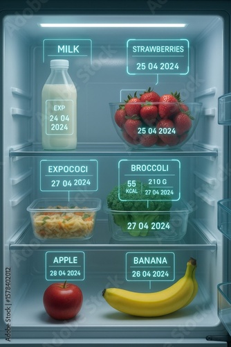 Smart Refrigerator with AR Nutrition Display #6