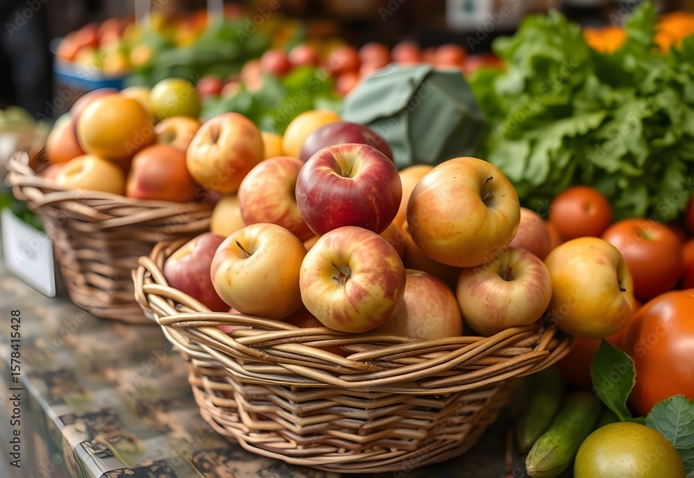 basket of apples basket of apples