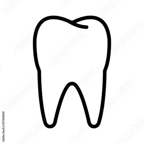 Dental Tooth Healthcare Outline Icon