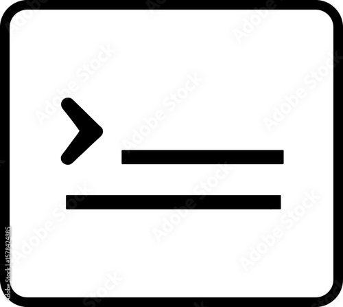 Command Line Interface (CLI) Icon - Terminal & Shell Prompt