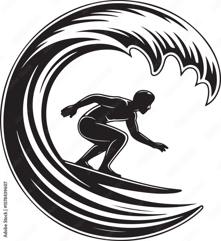 surfer silhouette vector surfer silhouette vector