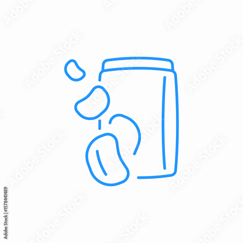 chips can icon sign vector