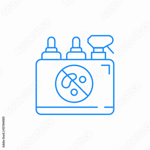 cleaning sprays icon sign vector