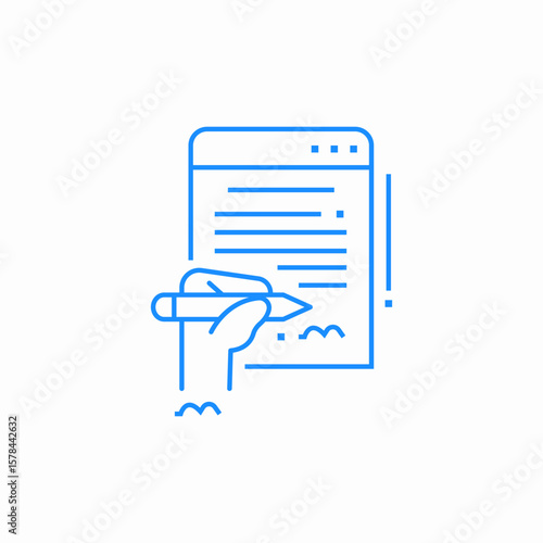 document sign icon sign vector