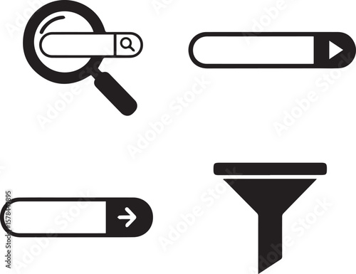 Search Engine Icon Vector | Web & Internet Symbol