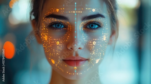 Emotion-aware AI receptionist interface interpreting facial cues and tone, enabling natural conversation, responsive actions, and emotional context mapping
