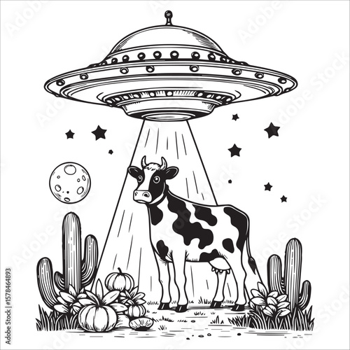 Alien Abduction of a Cow