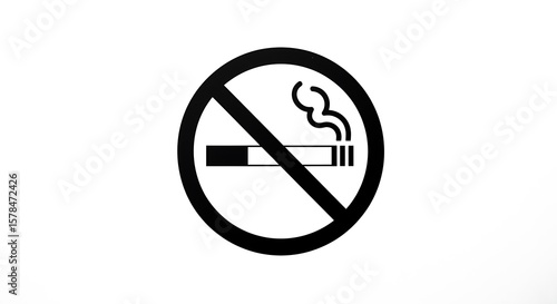 No smoking symbol illustration