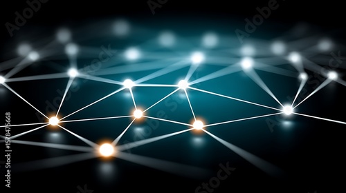 Glowing Network Connection