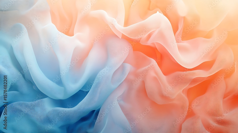 Fototapeta premium Soft fabric texture ombre colors