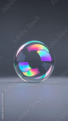 abstract background with colorful circles
