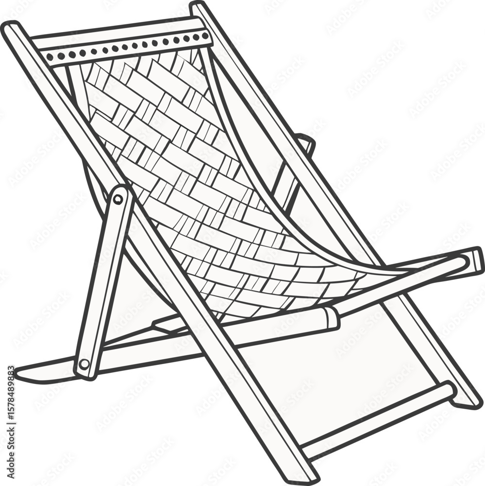 Fototapeta premium hammock on a white background