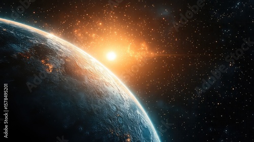 Deep-space observatory interface scanning exoplanet data and AI-flagging potential habitable target