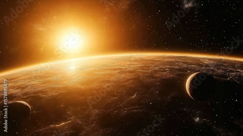 Deep-space observatory interface scanning exoplanet data and AI-flagging potential habitable target