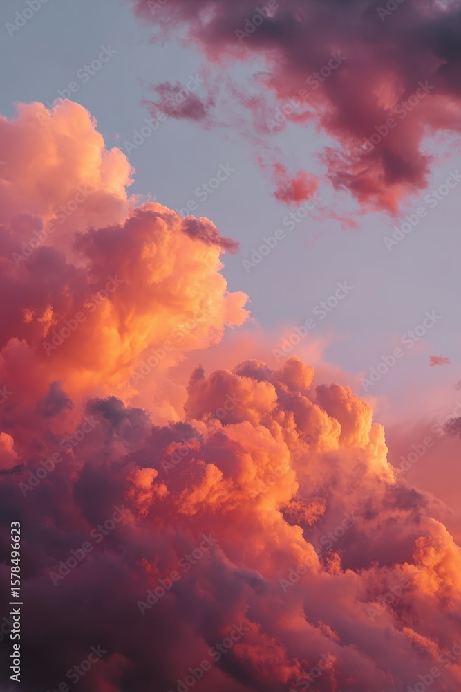 Fototapeta premium Dramatic Sunset Cloudscape.