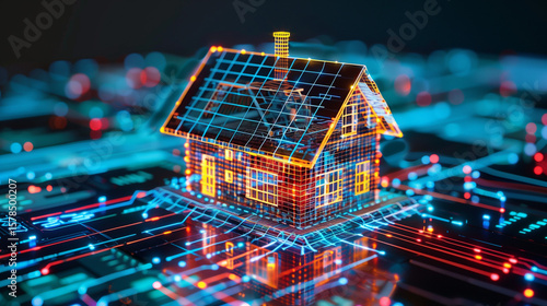 electronic circuit board with electronic components