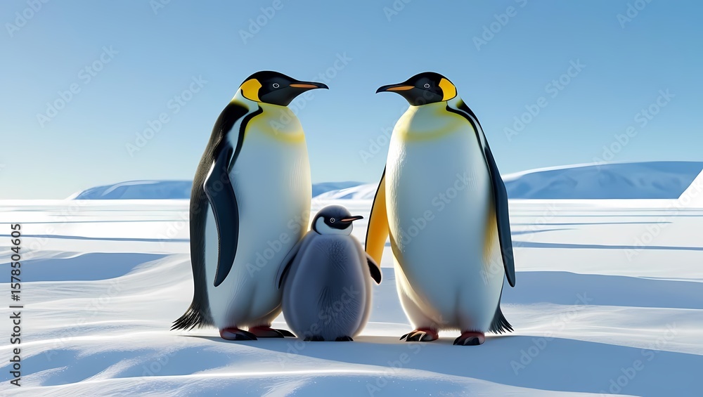 Obraz premium penguin on the beach