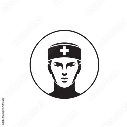 Free Download hospital man face vector illustration - GFXLoad