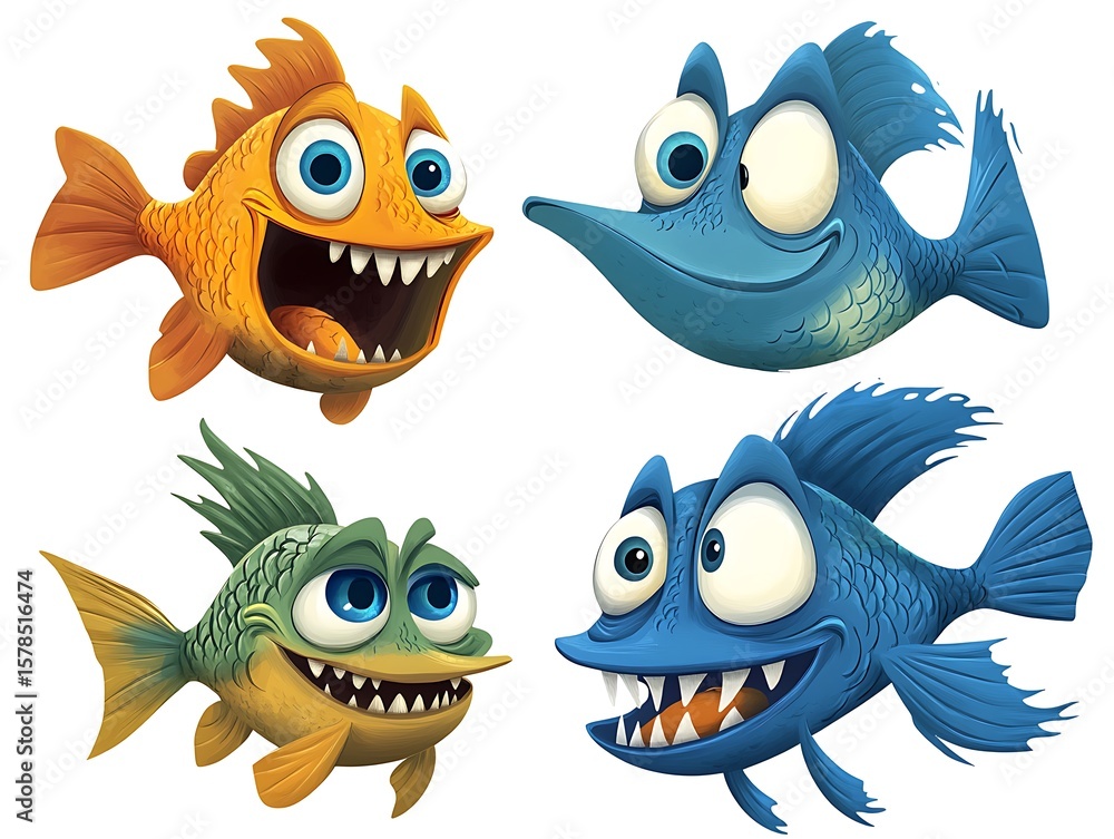 Fototapeta premium おかしな仲間たち