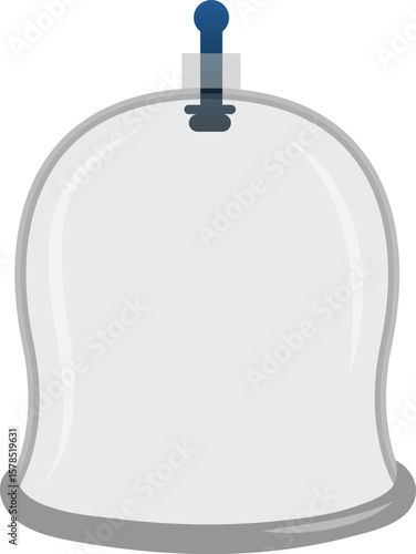 Cupping Therapy Tool Vector – Suction Cup Icon for Alternative Medicine, Traditional Healing, Chinese Therapy, and Natural Health Treatments