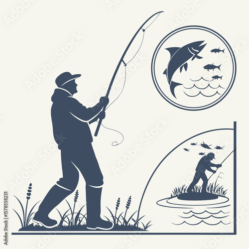 fishing in the sea