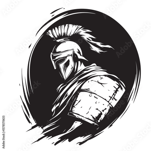 Gladiator Warrior Vector Images on transparent background.