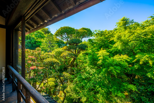 福岡県　甘木市　秋月の町並み　武家屋敷　久野邸
