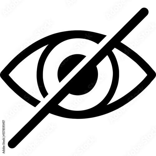 Hidden object behind barrier outline icon vector