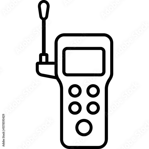Atp meter hygiene monitoring device outline icon vector