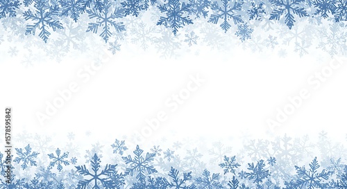 Winter's Delicate Embrace: A Snowflake Symphony