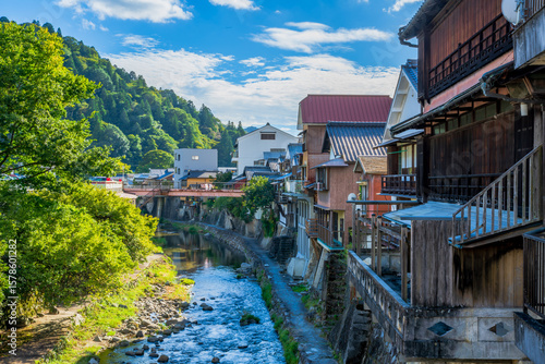 愛知県　豊田市　足助の町並み