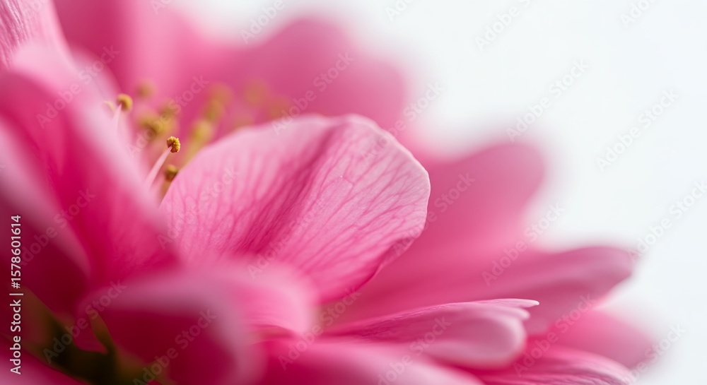 Fototapeta premium Pink Petals: A Delicate Bloom
