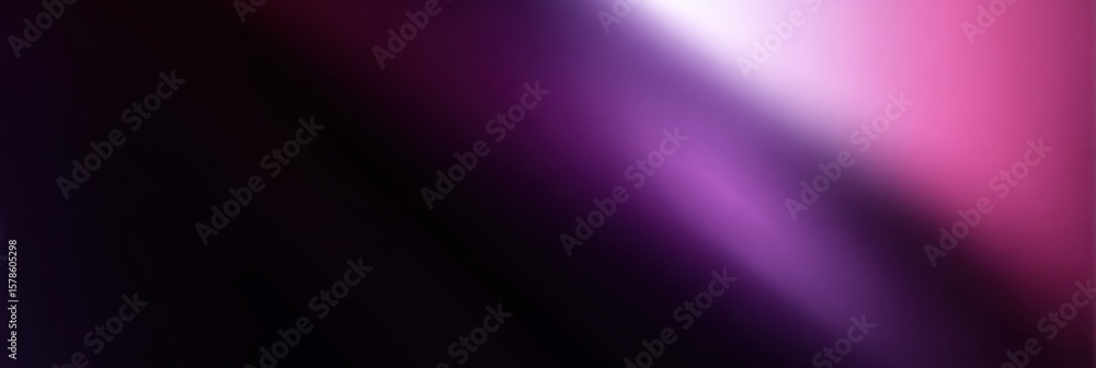 Fototapeta premium Deep Purple Plum Gradient Abstract Background With a Smooth Transition of Color and an Untouched Right Third Creating a Sense of Depth